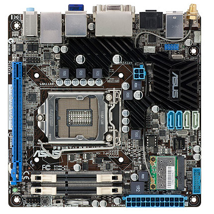 Asus P8H67-I Deluxe B3 Góra Asus P8H67-I Deluxe B3 Góra