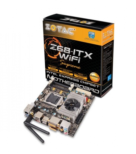 ZOTAC Z68-ITX WiFi Supreme Pudełko ZOTAC Z68-ITX WiFi Supreme Pudełko