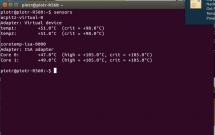 Sprawdzanie temperatury podzespołów w Ubuntu 11.04